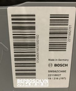 MÁY RỬA BÁT BOSCH SMS6ZCI49E SERI 6 SẤY ZEOLITE NHẬP KHẨU ĐỨC - 261 MÁY RỬA BÁT BOSCH SMS6ZCI49E SERI 6 SẤY ZEOLITE NHẬP KHẨU ĐỨC - 260
