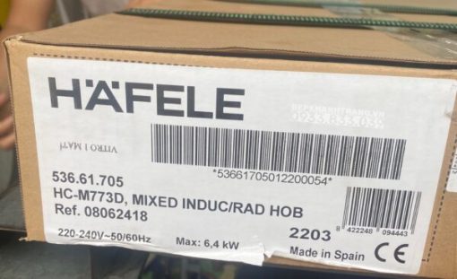 BẾP TỪ KẾT HỢP ĐIỆN HAFELE 3 VÙNG NẤU HC-M773D 536.61.705 - 21