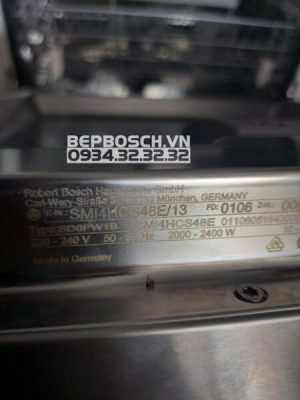 Máy rửa chén âm tủ BOSCH SMI4HCS48E | Serie 4 - 143