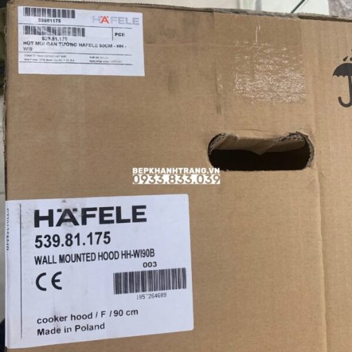 Máy hút mùi áp tường Hafele HH-WI90B 539.81.175 - 63