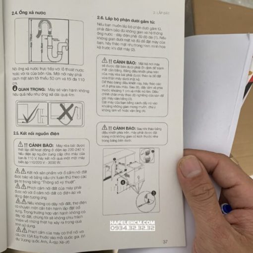 Máy rửa chén âm tủ Hafele HDW-FI60D 533.23.320 - 123