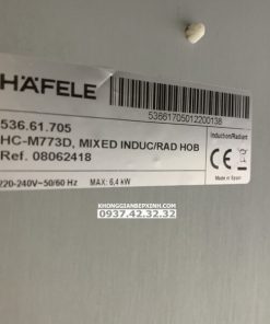 BẾP TỪ KẾT HỢP ĐIỆN HAFELE 3 VÙNG NẤU HC-M773D 536.61.705 - 166 BẾP TỪ KẾT HỢP ĐIỆN HAFELE 3 VÙNG NẤU HC-M773D 536.61.705 - 165