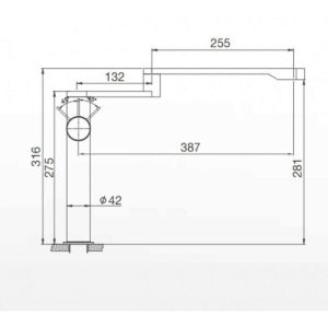 Vòi Rửa Chén Malloca K060-S - Vòi inox 304 - 17