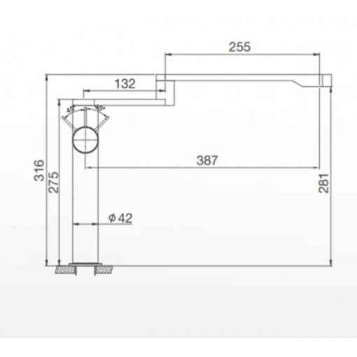 Vòi Rửa Chén Malloca K060-S - Vòi inox 304 - 9