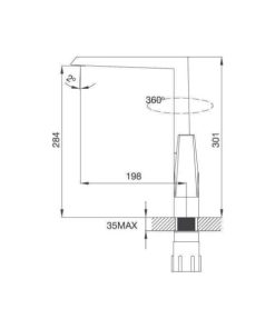 Vòi Rửa Chén Malloca K291C - Vòi mạ Chrome - 6 Vòi Rửa Chén Malloca K291C - Vòi mạ Chrome - 5