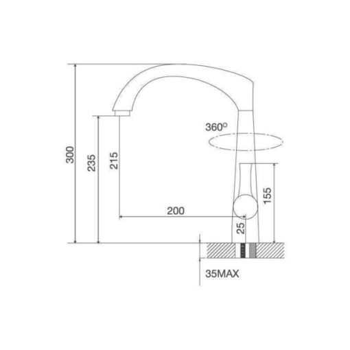 Vòi Rửa Chén Malloca K151T - 3