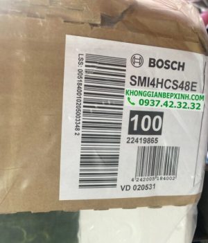 Máy rửa chén âm tủ BOSCH SMI4HCS48E | Serie 4 - 163