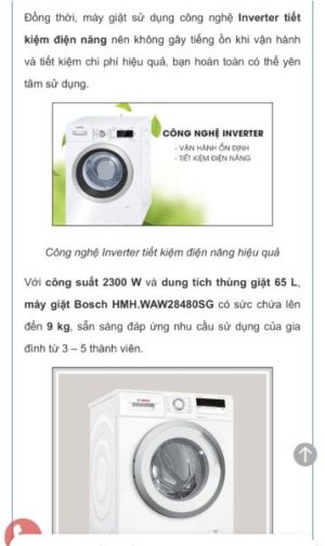 Máy giặt BOSCH HMH.WAW28480SG|Serie 8 - 226