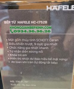 Bếp Từ 2 Vùng Nấu HC-I752B Hafele 536.61.787 - 51