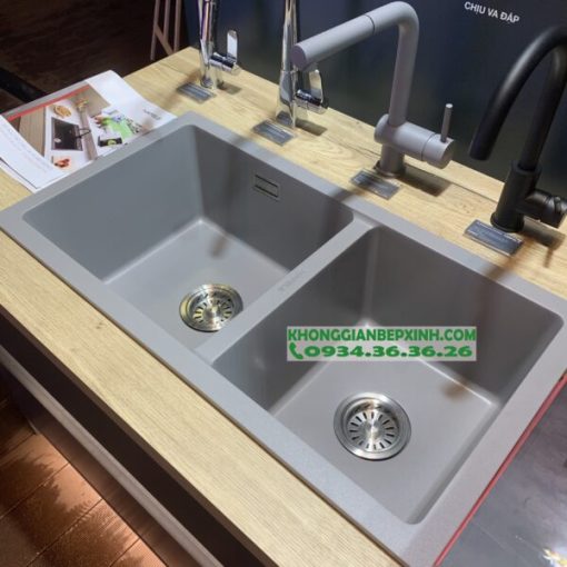 Chậu đá Hafele HS22-GEN2S90 - màu xám 577.25.510 - 27
