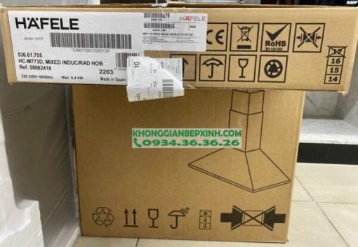 BẾP TỪ KẾT HỢP ĐIỆN HAFELE 3 VÙNG NẤU HC-M773D 536.61.705 - 61