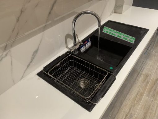 CHẬU RỬA CHÉN KONOX GRANITE SINK PHOENIX 1160 GREY - 15