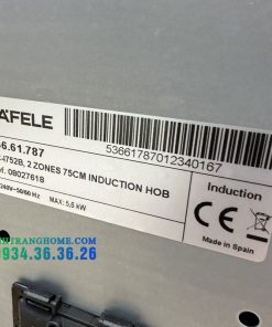 Bếp Từ 2 Vùng Nấu HC-I752B Hafele 536.61.787 - 79