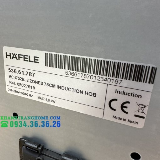 Bếp Từ 2 Vùng Nấu HC-I752B Hafele 536.61.787 - 35