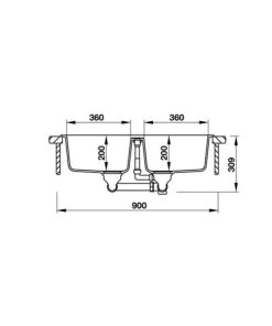 Chậu Đá Hafele HS19-GEN2S90 570.36.400 - 17