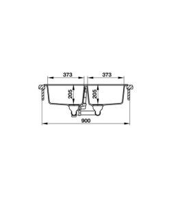 CHẬU ĐÁ Hafele HS19-GEN2R90 – MÀU KEM 570.35.480 - 28 CHẬU ĐÁ Hafele HS19-GEN2R90 – MÀU KEM 570.35.480 - 27