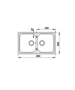 CHẬU ĐÁ Hafele HS19-GEN2R90 – MÀU KEM 570.35.480 - 26 CHẬU ĐÁ Hafele HS19-GEN2R90 – MÀU KEM 570.35.480 - 25