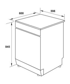 Máy rửa chén độc lập Hafele HDW-F60G 535.29.590 - 245