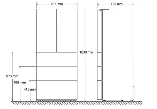 TỦ LẠNH BOSCH KIỂU PHÁP HMH KFN86AA76J SERIES 6 - 3