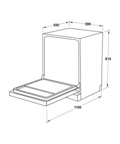 Máy rửa chén âm tủ Hafele HDW-FI60AB 538.21.330 - 180 Máy rửa chén âm tủ Hafele HDW-FI60AB 538.21.330 - 179