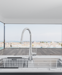 VÒI RỬA BÁT KONOX CURVA CHROME - 17 VÒI RỬA BÁT KONOX CURVA CHROME - 16