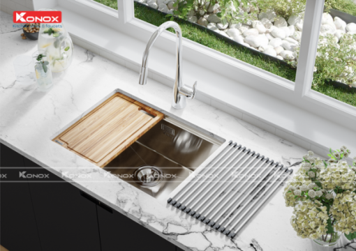 Vòi rửa bát KONOX rút dây KN1902 - 11