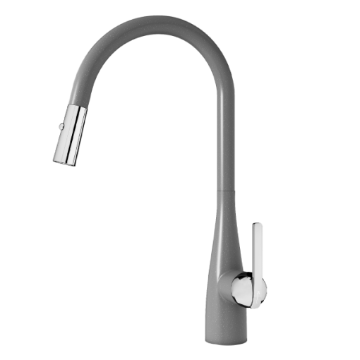 VÒI RỬA BÁT KONOX CURVA GREY - 1