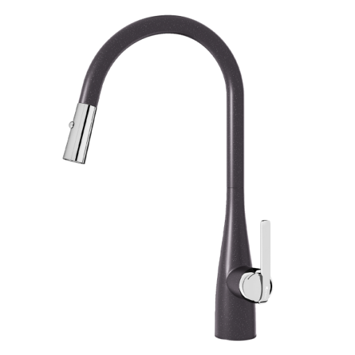 VÒI RỬA BÁT KONOX CURVA BLACK - 1
