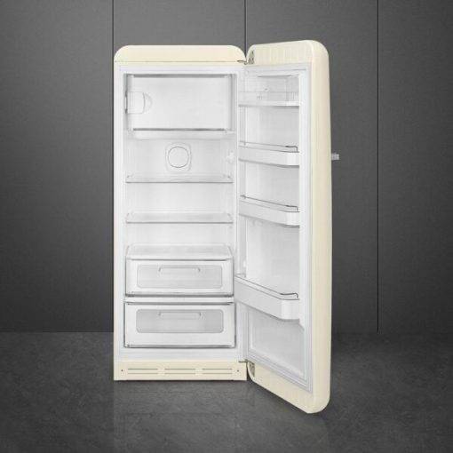TỦ LẠNH SMEG, CỬA ĐƠN, ĐỘC LẬP, CỬA MỞ PHẢI, MÀU KEM, 50’S STYLE FAB28RCR3 536.14.236 - 7