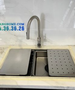 Chậu rửa bát Konox KN7644SU DEKOR - 51 Chậu rửa bát Konox KN7644SU DEKOR - 50