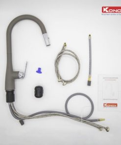 VÒI RỬA BÁT KONOX CURVA GREY - 13