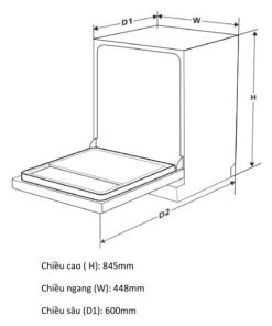Máy rửa chén Canzy CZ P1036R - 31