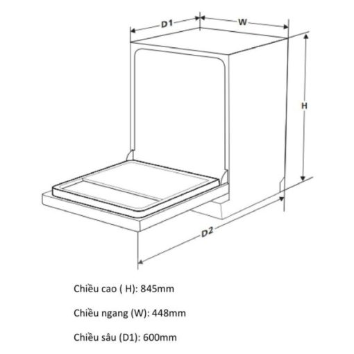 Máy rửa chén Canzy CZ P1036R - 3