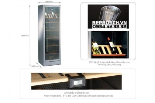 TỦ RƯỢU ĐỘC LẬP BOSCH HMH.KSW38940|SERIE 8 - 21