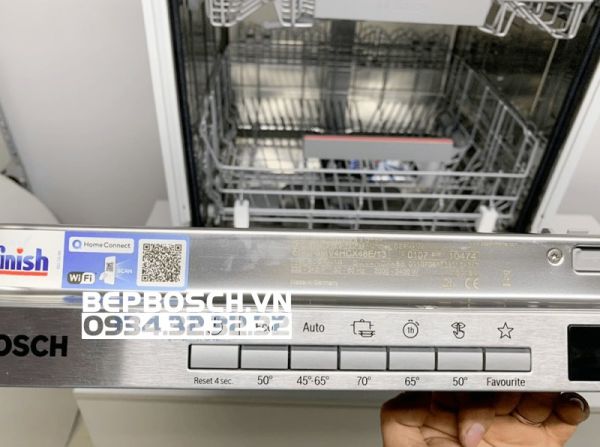 Máy rửa chén âm tủ BOSCH SMV4HCX48E |Serie 4 - 137