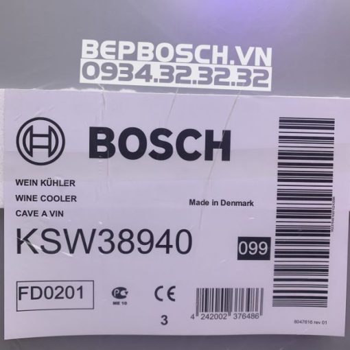 TỦ RƯỢU ĐỘC LẬP BOSCH HMH.KSW38940|SERIE 8 - 37