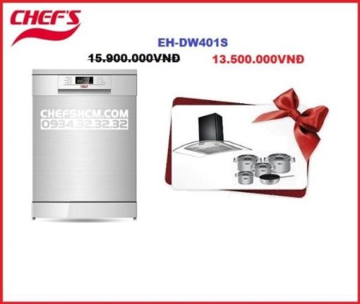 Máy rửa chén độc lập Chefs EH-DW401E - 21