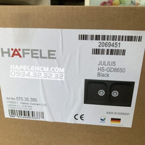 CHẬU ĐÁ HAFELE HS19-GEN2R90 MÀU BLACK 570.35.380 - 9