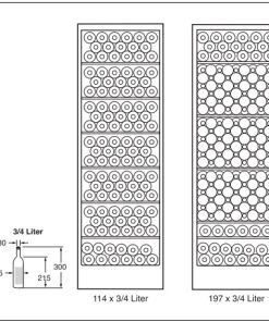 TỦ RƯỢU ĐỘC LẬP BOSCH HMH.KSW38940|SERIE 8 - 317