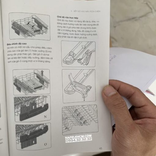 Máy rửa chén âm tủ Hafele HDW-FI60AB 538.21.330 - 87