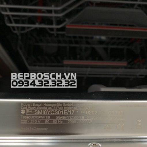 Máy rửa chén âm tủ BOSCH SMI8YCS01E | Serie 8 - 105