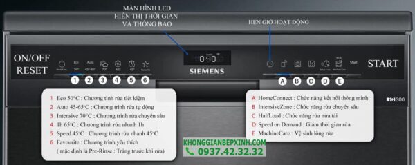 Máy Rửa Chén Siemens SN23EC14CE iQ300 - 16