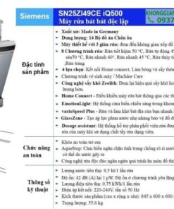 Máy Rửa Chén Siemens SN23EC14CE iQ300 - 300 Máy Rửa Chén Siemens SN23EC14CE iQ300 - 299
