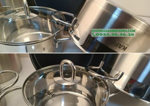 Bộ nồi Kaff cao cấp 5 món Inox 304 KF-ST09304 - 7