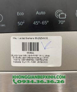 Máy Rửa Chén Siemens SN23EC14CE iQ300 - 328 Máy Rửa Chén Siemens SN23EC14CE iQ300 - 327