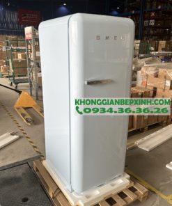 TỦ LẠNH SMEG, CỬA ĐƠN, ĐỘC LẬP, CỬA MỞ PHẢI, MÀU KEM, 50’S STYLE FAB28RCR3 536.14.236 - 45