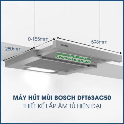 MÁY HÚT MÙI ÂM TỦ BOSCH TGB.DFT93AC50 SERIE 4 - 21