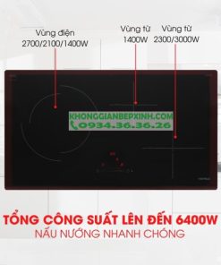 BẾP TỪ KẾT HỢP ĐIỆN HAFELE 3 VÙNG NẤU HC-M773D 536.61.705 - 138 BẾP TỪ KẾT HỢP ĐIỆN HAFELE 3 VÙNG NẤU HC-M773D 536.61.705 - 137