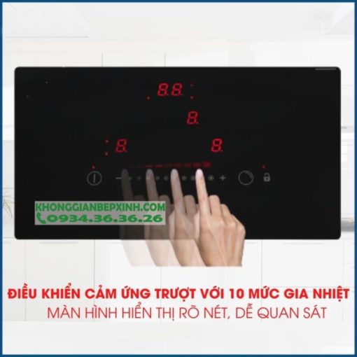 BẾP TỪ KẾT HỢP ĐIỆN HAFELE 3 VÙNG NẤU HC-M773D 536.61.705 - 33