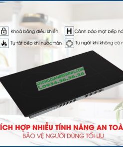BẾP TỪ KẾT HỢP ĐIỆN HAFELE 3 VÙNG NẤU HC-M773D 536.61.705 - 140 BẾP TỪ KẾT HỢP ĐIỆN HAFELE 3 VÙNG NẤU HC-M773D 536.61.705 - 139